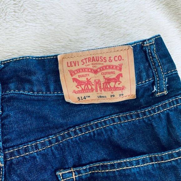Levi’s Youth Straight Blue Jeans - Picture 5 of 6